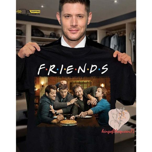 Friends Supernatural Tshirt Dean Winchester Shirt - Picture 1 of 4